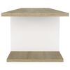 vidaXL TV-Wandschrank Wei&szlig; Sonoma-Eiche 103x30x26,5 cm