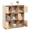 vidaXL Highboard 110,5x35x117 cm Massivholz Kiefer