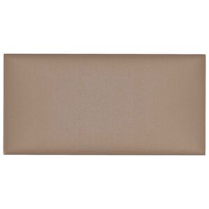 vidaXL Wandkopfteilen 12 pcs 30 x 15 cm Cappuccino Stoff