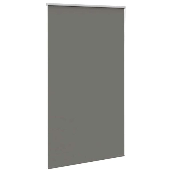 vidaXL Verdunkelungsrollo Grau 125x230cm Stoffbreite 121,6cm Polyester