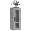 vidaXL Wandschrank Betongrau 34,5x34x90 cm