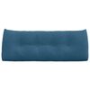 vidaXL R&uuml;ckenkissen Blau 120 x 24 x 50 cm Samt