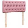 vidaXL Ottoman-Bett mit Matratze Rosa 80x200 cm Samt