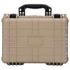 vidaXL Hartschalenkoffer Sand 40.5 x 33 x 17,5 cm Polypropylen und ABS