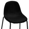 vidaXL 3-tlg. Bar-Set Stoff Schwarz