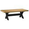 vidaXL Couchtisch NOAIN X-f&ouml;rmige Beine 120x60x40 cm Massivholz Kiefer
