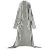 vidaXL Decken-Hoodie Grau 210 x 150 cm Flanell