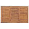 vidaXL Garten-Esstisch 150x90x75 cm Teak Massivholz