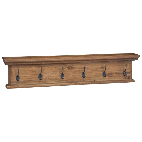 vidaXL Wand Montierter Kleiderst&auml;nder Natur 100 x 10 x 20 cm