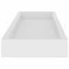 vidaXL Loggia Wandregale 4 Stk. Wei&szlig; 60x15x4 cm MDF