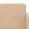 vidaXL Schlafsofa f&uuml;r Kinder Creme Weicher Pl&uuml;sch