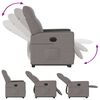 vidaXL Relaxsessel mit Aufstehhilfe Elektrisch Taupe Stoff