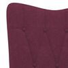 vidaXL Relaxsessel mit Hocker Lila Stoff