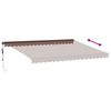 vidaXL Markise Automatisch Braun 450x350 cm
