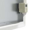 vidaXL Zugangsklappe Wei&szlig; 33 x 23 x 3 cm Stahl