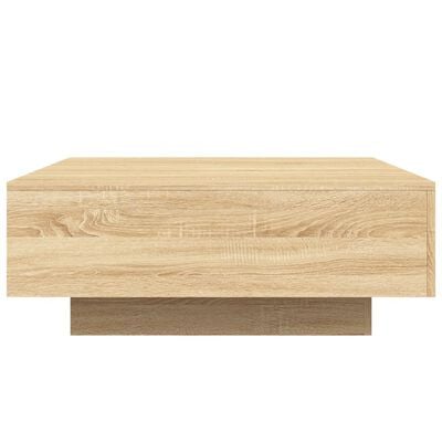 vidaXL Couchtisch Sonoma-Eiche 80x80x31 cm Holzwerkstoff