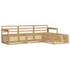 vidaXL Outdoor-Sofagarnitur 5 pcs Massivholz Akazie