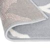 vidaXL Teppichl&auml;ufer BCF Grau und Wei&szlig; 80x350 cm