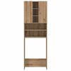 vidaXL Waschmaschinenschrank Artisan-Eiche 64x25,5x190 cm
