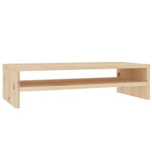 vidaXL Monitorst&auml;nder 50x24x13 cm Massivholz Kiefer
