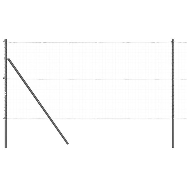 vidaXL Zaunpfosten 52 pcs Grau 3,2 x 3,2 x 170 cm
