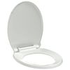 vidaXL Toilettensitz mit Absenkautomatik Wei&szlig; Oval