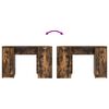 vidaXL Schreibtisch R&auml;uchereiche 120x42x76 cm Holzwerkstoff