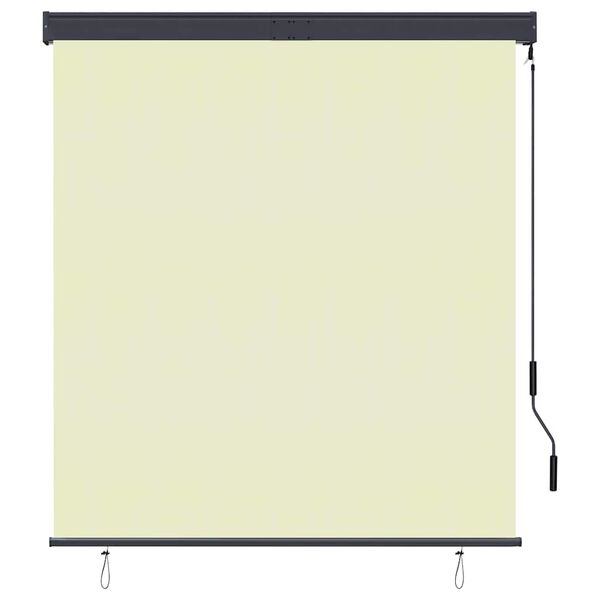 vidaXL Au&szlig;enrollo 140x250 cm Creme