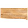 vidaXL Tischplatte mit Baumkante 70x30x2,5 cm Massivholz Mango