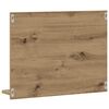 vidaXL Badspiegel mit Ablagen Artisan-Eiche 60x10,5x45 cm