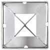 vidaXL Erdspie&szlig;e 6 Stk. Silbern 9&times;9&times;75 cm Verzinkter Stahl
