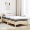 vidaXL Matratzenauflage Wei&szlig; 100 x 200 cm Jacquard-Stoff