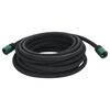 vidaXL Tropfschlauch Schwarz 0,6" 10 m Gummi