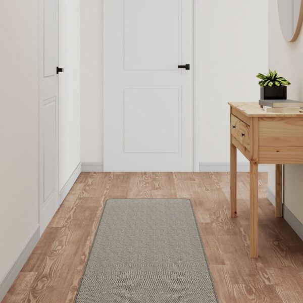 vidaXL Teppichl&auml;ufer Sisal-Optik Platina 50x300 cm