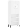 vidaXL Highboard Wei&szlig; 69,5x34x180 cm Holzwerkstoff