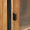 vidaXL Badschrank 40x27x190 cm Eisen und Massivholz Akazie