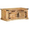 vidaXL Couchtisch Braun 90 x 50 x 40 cm Massivholz Mango