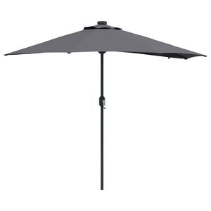 vidaXL Garten-Sonnenschirm Anthrazit 294 x 150 x 223 cm