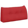 vidaXL R&uuml;cken Kissen Rot 100 x 24 x 50 cm Stoff
