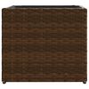 vidaXL Pflanzk&uuml;bel Braun 36x30x32 cm Poly Rattan