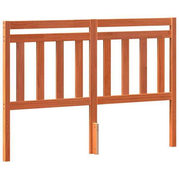 vidaXL Kopfteil mit Kopfteil Wachsbraun 155,5 x 100 cm
