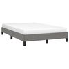 vidaXL Bettgestell ohne Matratze Dunkelgrau 120x190 cm Stoff