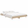 vidaXL Bettgestell ohne Matratze Sonoma-Eiche 140x190 cm Holzwerkstoff