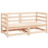 vidaXL Garten-Ecksofas 2 Stk. Massivholz Kiefer