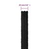 vidaXL Bootsseil Schwarz 20 mm 50 m Polypropylen