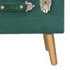 vidaXL Hocker mit Stauraum 3 Stk. Grün Samt