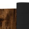 vidaXL Bettgestell mit Kopfteil R&auml;uchereiche 100x200 cm Holzwerkstoff