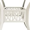 vidaXL 5-tlg. Bistro-Set Aluminiumguss Wei&szlig;