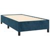 vidaXL Bettgestell ohne Matratze Dunkelblau 90x200 cm Samt