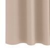 vidaXL Verdunkelungs-Vorh&auml;nge mit Ringen 2 pcs Taupe 245 x 140 cm